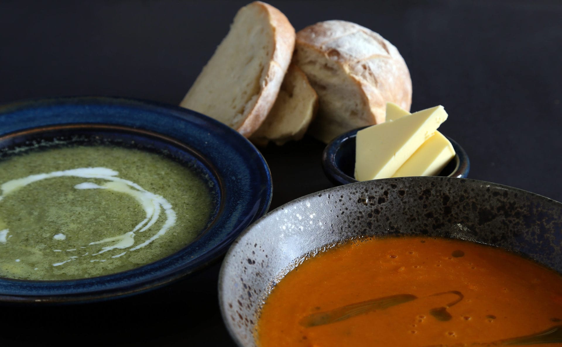 Carrot Soup with Seaweed Cream 1